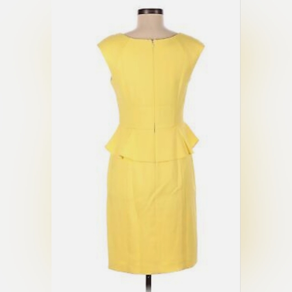 Kay Unger dress, Yellow,Size 4 - Picture 2 of 5